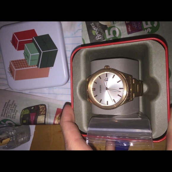 Fossil Gold Watch - Picture 1 of 5